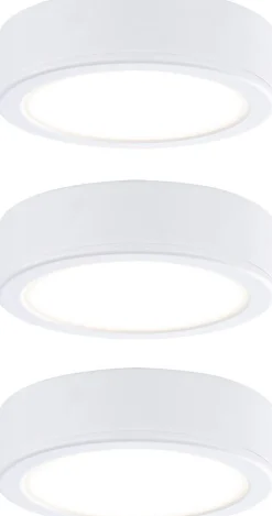 LED-työpistevalaisin Paulmann Pukk, 3kpl, 3.5W, 65mm, 210lm, eri värejä