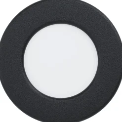 LED-Upotettava plafondi Eglo Fueva 5 4000K musta pyöreä eri kokoja