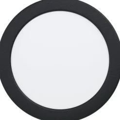 LED-Upotettava plafondi Eglo Fueva 5 4000K musta pyöreä eri kokoja