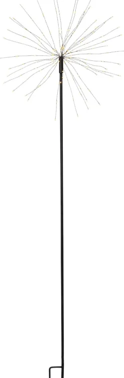 LED-valokoriste Star Trading Firework Outdoor, 110cm, musta