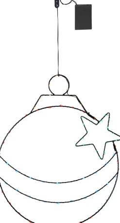 LED-valokoriste Star Trading X-Mas Bulb, moniväri