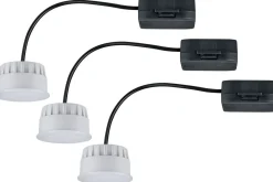 LED-valonlähde Choose-valaisimiin Paulmann, 3kpl, Ø50mm, 6W, 470lm, 2700K, himmennettävä, satiini