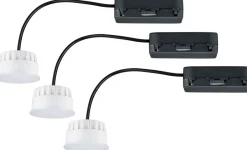 LED-valonlähde Choose-valaisimiin Paulmann, 3kpl, Ø51mm, 6.5W, 580lm, säädettävä värilämpötila, satiini
