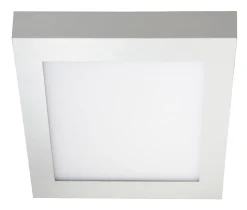 LED-yleisvalaisin Airam Kubo II 175, 12W/840, 175x175x38mm, himmennettävä, IP20, valkoinen/opaali