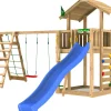 Leikkitorni Jungle Gym Chalet 2.1, 2-Climb Module 220, sininen liukumäki