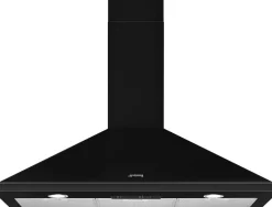 Liesituuletin Smeg KSED95NEE, 90cm, musta, seinälle