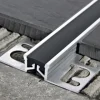 Liikuntasaumalista Progress Profiles Proflex AL 2,7m 17mm 8mm musta