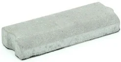Liimattava reunakivi Rudus suora 390x130x60 mm sileä harmaa