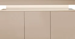 Lipasto Nomla 3D 160 GLOSSA 08, LED-valaistuksella, 83x160cm, beige
