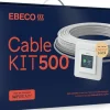 Lämpökaapelipaketti Ebeco Cable Kit 500, eri vaihtoehtoja
