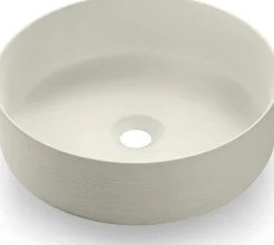 Malja-allas Bathco Carnac, Ø355mm, matta luonnonvalkoinen