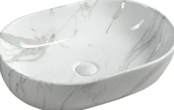 Malja-allas Interia Dalma 590x420x140 mm valkoinen