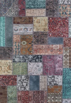 Matto Benina Patchwork, eri kokoja ja värejä