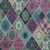 Matto Linento Valencia, 160x230cm, violetti/turkoosi