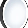 Meikkipeili LED-valolla Smedbo Outline akkukäyttöinen mattamusta