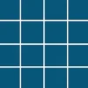 Mosaiikkilaatta Pukkila Color Petrol Blue, himmeä, sileä, 47x47mm