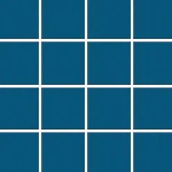 Mosaiikkilaatta Pukkila Color Petrol Blue, himmeä, sileä, 47x47mm