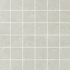 Mosaiikkilaatta Pukkila Ease Light Grey matta sileä 5x5 cm