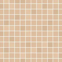 Mosaiikkilaatta Pukkila Mosaico Porcelanico Straw Yellow himmeä sileä 25x25 mm