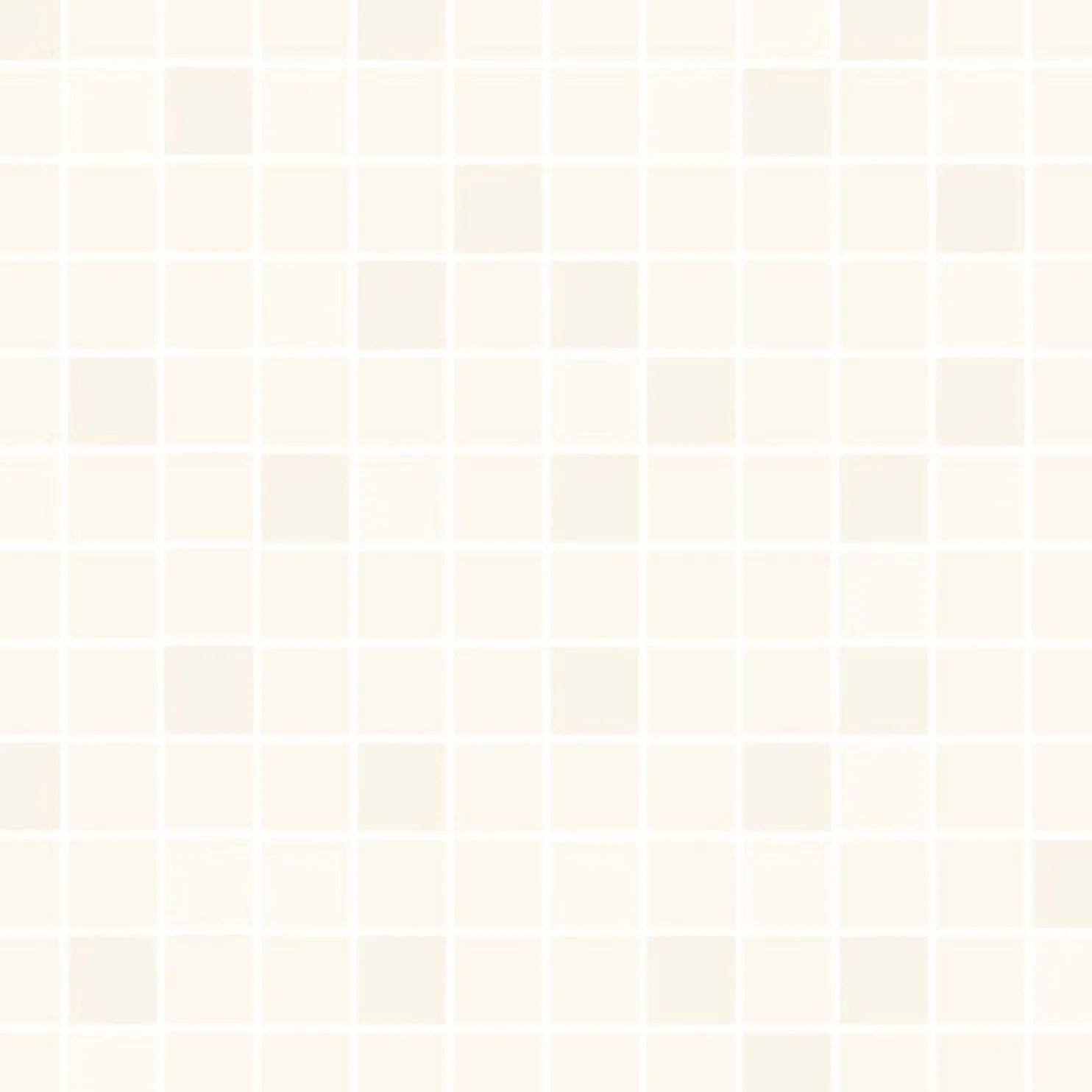 Mosaiikkilaatta Pukkila Mosaico Porcelanico Porcelaine White himmeä sileä 25x25 mm