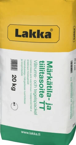 Märkätila- ja tiilitasoite Lakka, TT 20kg