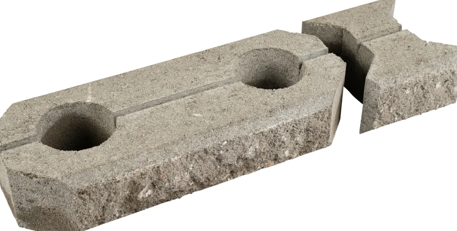 Muurikivi Beto-vallimuuri peruspari 560x200x100 mm harmaa