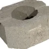 Muurikivi Rudus Aitakivi päätykivi 200x200x100 mm sileä harmaa