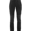 Naisten housut Blåkläder 7122 Stretch musta/punainen