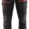 Naisten housut Blåkläder 7166 Stretch musta/punainen