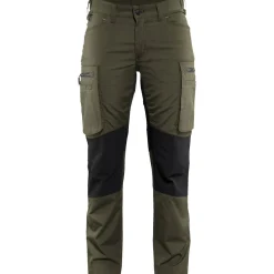 Naisten housut Blåkläder 7159 Stretch oliivinvihreä/musta