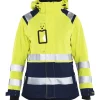Naisten kuoritakki Blåkläder 4904 Highvis huomiokeltainen/sininen