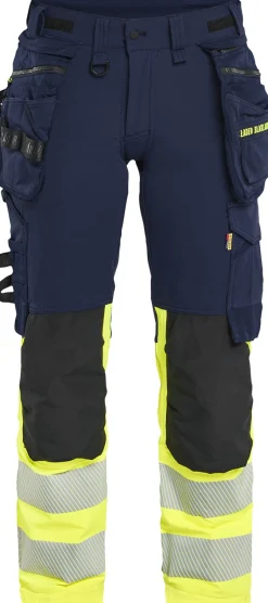 Naisten riipputaskuhousut Blåkläder 7025 Highvis 4-way Stretch