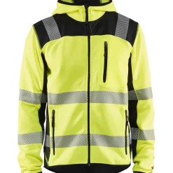 Neulottu takki Blåkläder 4923 Highvis huomiokeltainen/musta