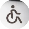 Ovikyltti Inva-WC Bemeta Home, ympyrä, kiillotettu teräs