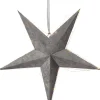 Paperitähti Star Trading Velvet Ø600x210mm harmaa