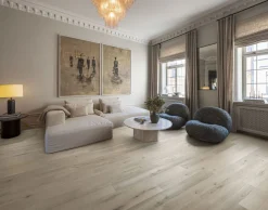 Parketti Kährs Beyond Retro Tammi Loft White 1S ultramattalakattu harjattu