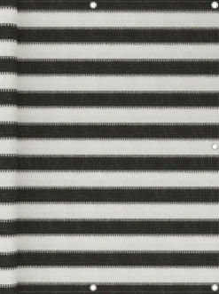 Parvekkeen suoja hdpe 120x400 cm antrasiitti ja valkoinen