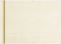 Parvekkeen suoja kerma 75x500 cm hdpe