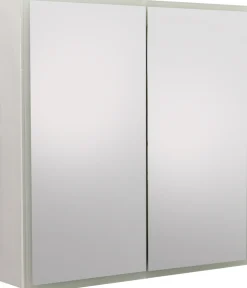 Peilikaappi LED-valaisimella Tammiholma Parma 600x600mm pistorasia ja vikavirtasuoja valkoinen