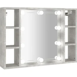 Peilikaappi LED-valoilla, 76x15x55 cm, eri värejä (15391)