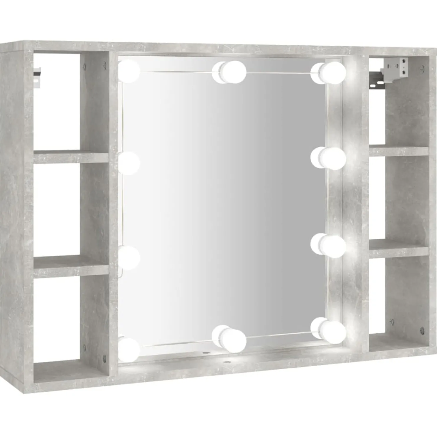 Peilikaappi LED-valoilla, 76x15x55 cm, eri värejä (15391)