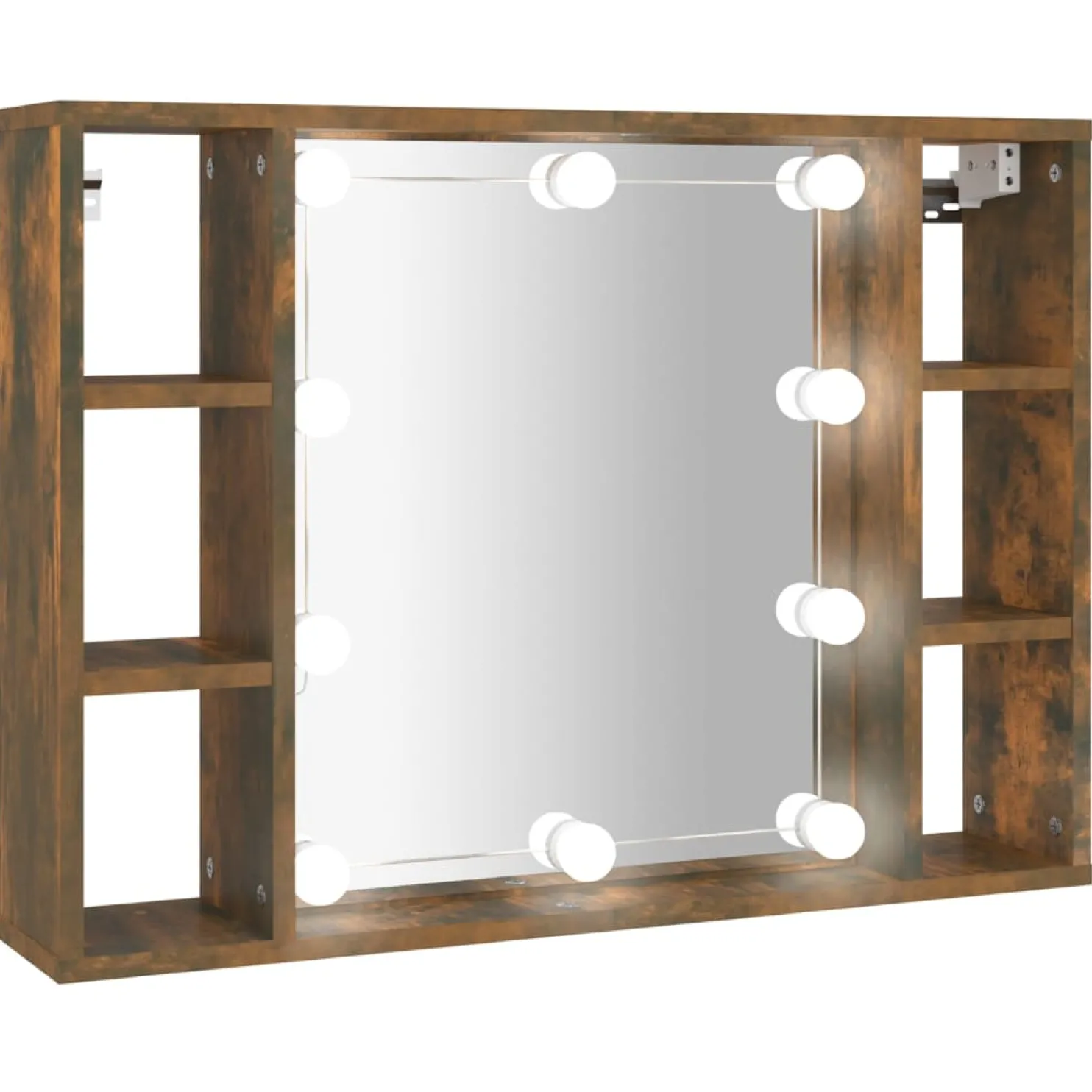 Peilikaappi LED-valoilla, 76x15x55 cm, eri värejä (15391)