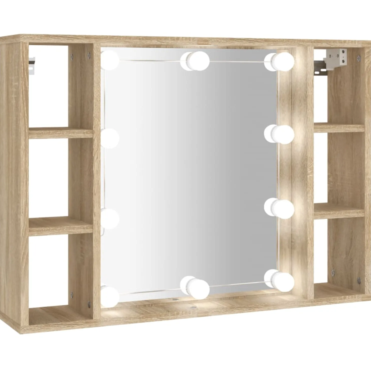 Peilikaappi LED-valoilla, 76x15x55 cm, eri värejä (15391)