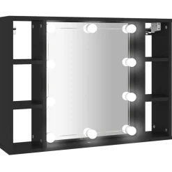 Peilikaappi LED-valoilla, 76x15x55 cm, eri värejä (15391)