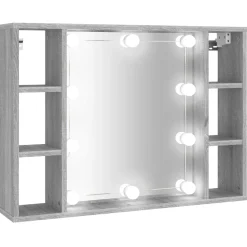 Peilikaappi LED-valoilla, 76x15x55 cm, eri värejä (15391)