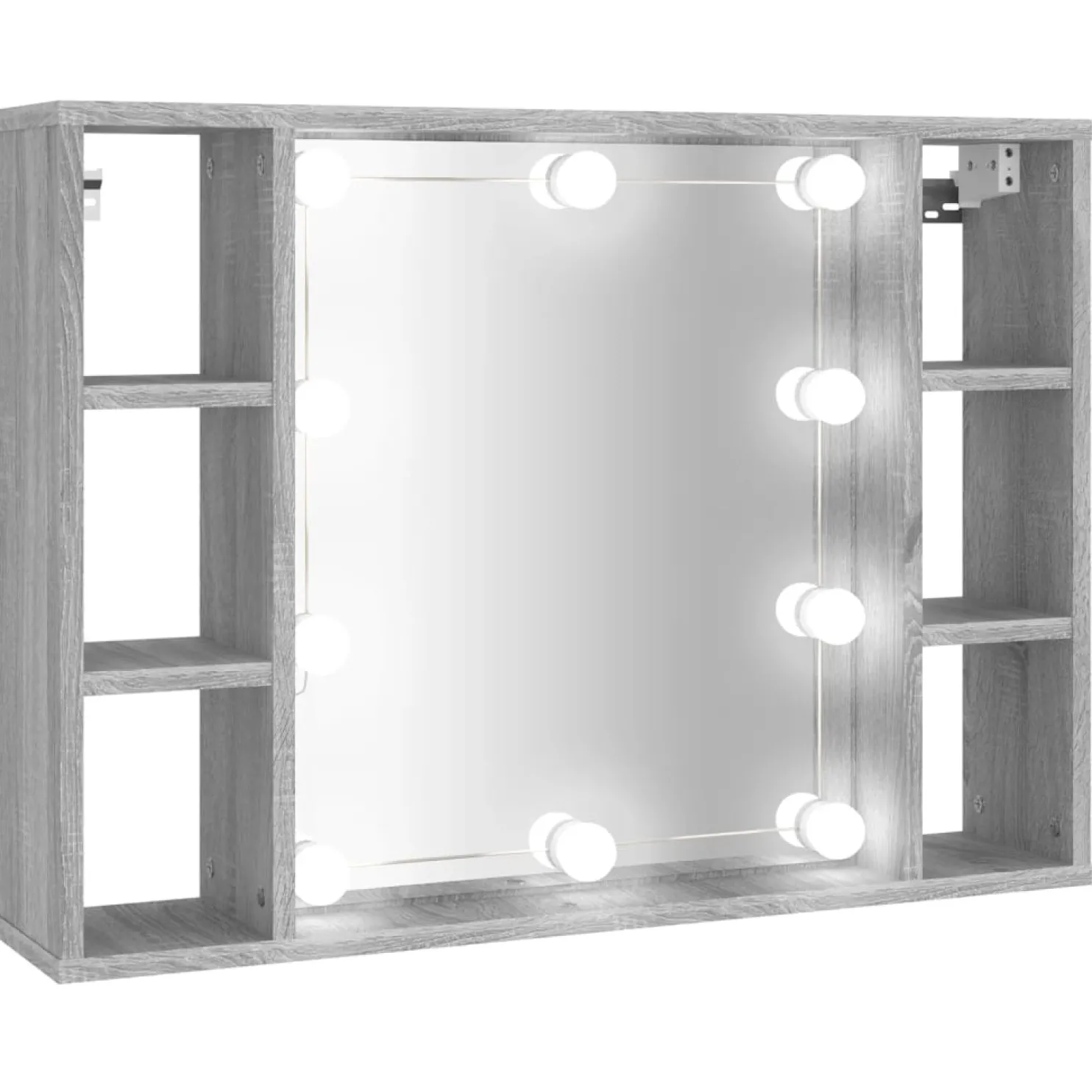 Peilikaappi LED-valoilla, 76x15x55 cm, eri värejä (15391)