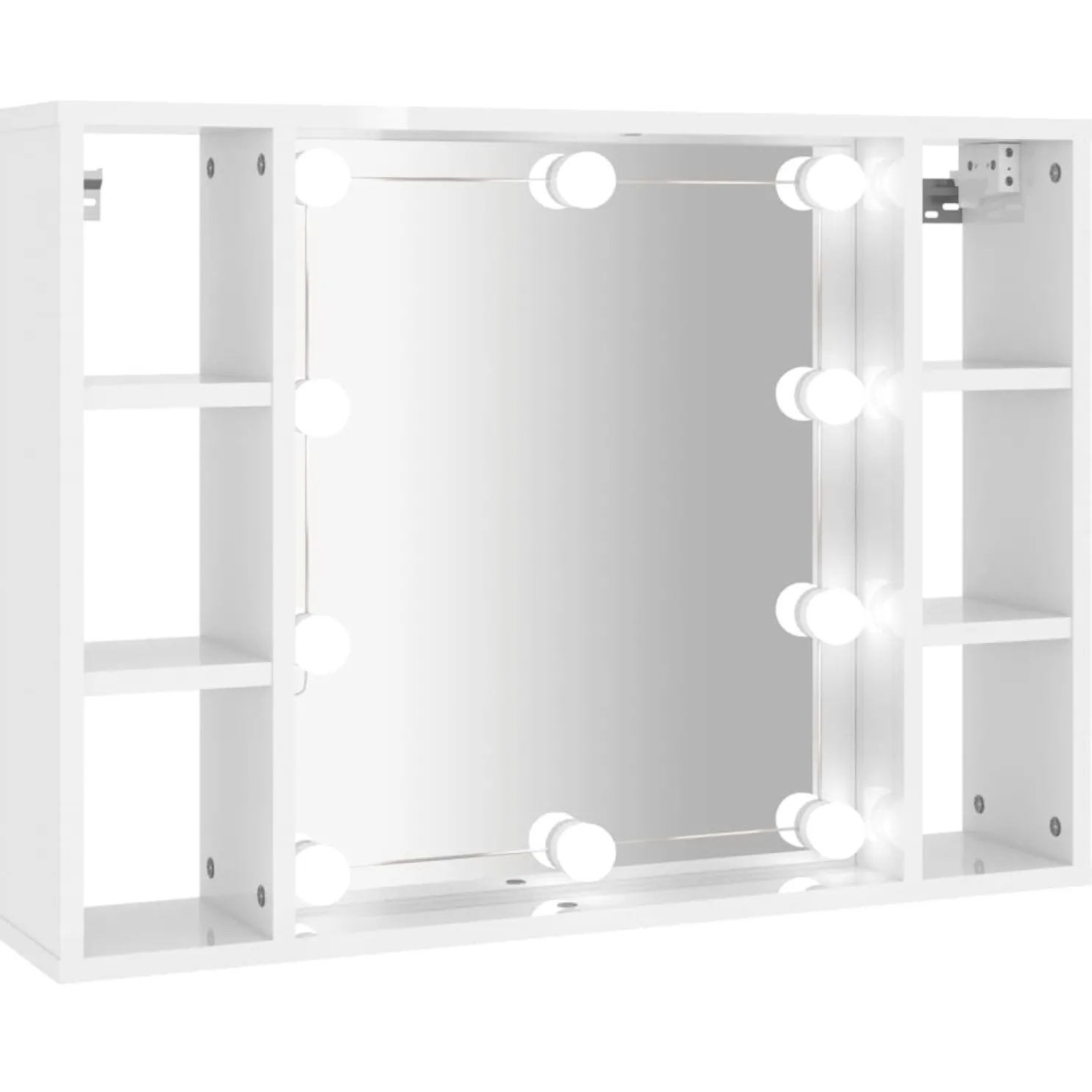 Peilikaappi LED-valoilla, 76x15x55 cm, eri värejä (15391)