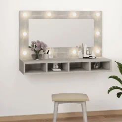 Peilikaappi LED-valoilla, 90x31,5x62 cm, eri värejä (15395)