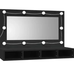 Peilikaappi LED-valoilla, 90x31,5x62 cm, eri värejä (15395)