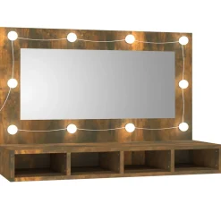 Peilikaappi LED-valoilla, 90x31,5x62 cm, eri värejä (15395)